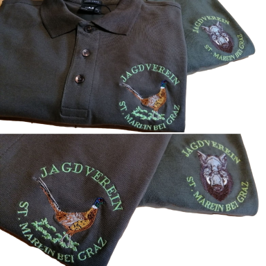 Jagdverein St. Marein bei Graz, Vereinsbekleidung besticken